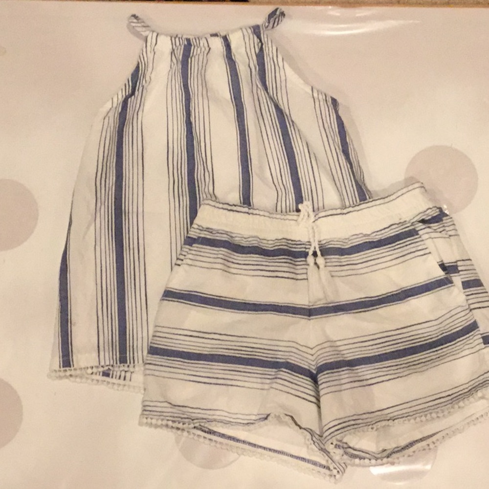 Abercrombie striped two piece
